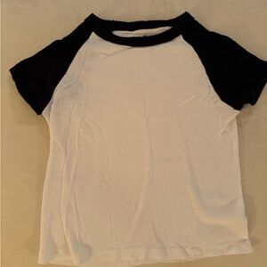 Brandy Melville Short Sleeve Baseball Tee